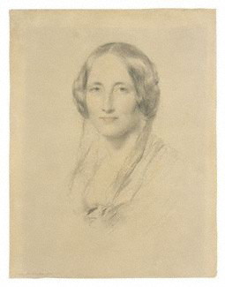 Elizabeth Cleghorn Gaskell (n�e Stevenson), by George Richmond, 1851 - NPG 1720 - � National Portrait Gallery, London